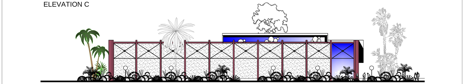 Elevation D — additional facade view